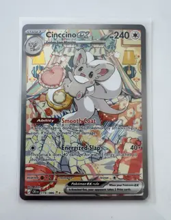 Cinccino ex 119/086 SIR Special Illustration Rare Chaos Rising Pokemon Card NM - Image 1