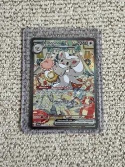 Pokemon Chaos Rising Cinccino EX 119/086 Special Illustration Rare SIR Holo EN - Image 1