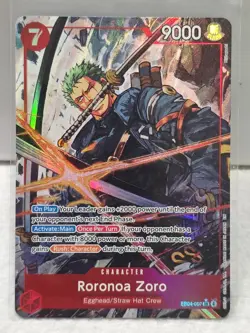 One Piece Roronoa Zoro Alt Art SR EB04-007 Adventure On Kami's Island OP-15 - Image 1