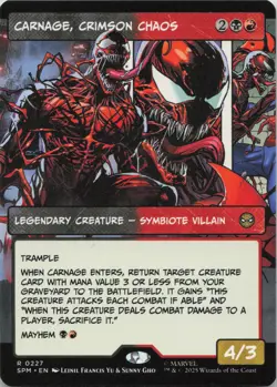 Carnage, Crimson Chaos (Borderless) R Marvel's Spider-Man 227 LP - Image 1