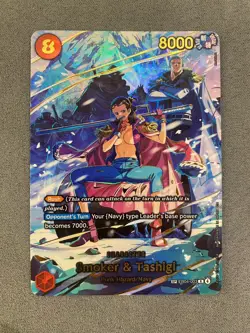 Smoker And Tashigi EB04-003 Alt Art SP One Piece TCG OP15 English See Photos - Image 1