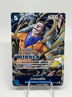 One Piece TCG Crocodile ST03-003 Treasure Cruise Winner SR ENG - Image 1