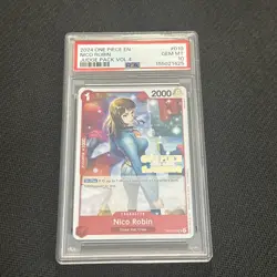 2024 ONE PIECE JUDGE PACK VOLUME 4 #010 NICO ROBIN PSA 10 GEM MINT - Image 1