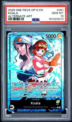 2025 One Piece OP12-Legacy Of The Master Alternate Art #081 KOALA PSA 10 - Image 1