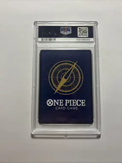 2024 ONE PIECE TCG OP08-18 SEC ALT ART PSA 10 SILVERS RALEIGH - Image 2
