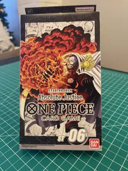 ONE PIECE TCG: Absolute Justice - Starter Deck ST-06 English - Sealed - Image 1