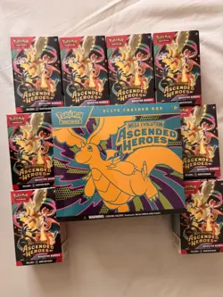 Pokemon TCG Ascended Heroes BUNDLE | Booster Bundle x8 + ETB | BRAND NEW SEALED - Image 2