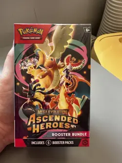 Ascended Heroes Pokemon Booster Bundle Sealed Box with 6 Booster Packs - Image 1
