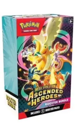 Pokemon TCG: Ascended Heroes - Booster Bundle FACTORY SEALED - Image 1
