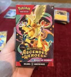 Pokemon Mega Evolution Ascended Heroes Booster Bundle (6 Booster Packs) sealed - Image 1