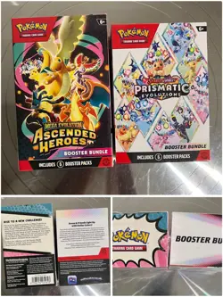 NEW Pokemon TCG Ascended Heroes Booster Bundle & Prismatic Booster Bundle SEALED - Image 1