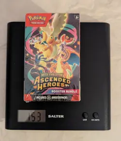 Heavy 153g!! Pokemon Ascended Heroes Booster Bundle Box New Sealed UK Seller - Image 1