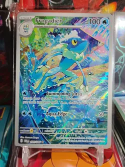 Pokemon Chaos Rising Frogadier Full Art Holo CRI 089/086 Stage 1 Water 100 HP - Image 1