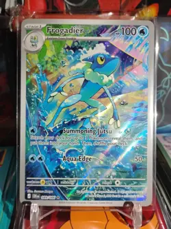 Pokemon Chaos Rising Frogadier Full Art Holo CRI 089/086 Stage 1 Water 100 HP - Image 2