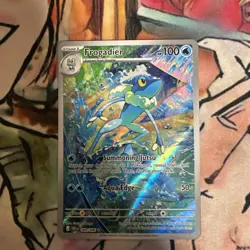 Chaos rising Frogadier Full Art Holo CRI 089/086 Stage 1 Water 100 HP - Image 1