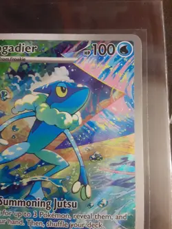 Chaos rising Frogadier Full Art Holo CRI 089/086 Stage 1 Water 100 HP - Image 3