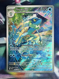 Chaos rising Frogadier Full Art Holo CRI 089/086 Stage 1 Water 100 HP - Image 1