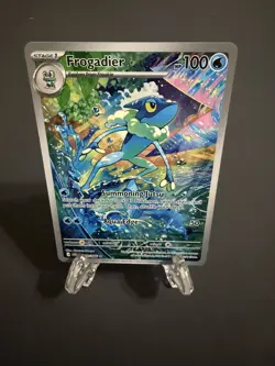 Chaos rising Frogadier Full Art Holo CRI 089/086 Stage 1 Water 100 HP - Image 1