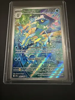 Chaos rising Frogadier Full Art Holo CRI 089/086 Stage 1 Water 100 HP - Image 3