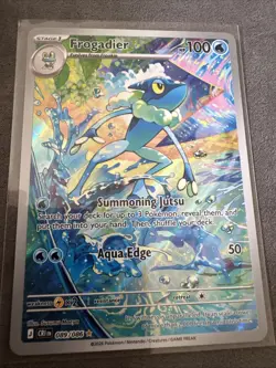 Chaos rising Frogadier Full Art Holo CRI 089/086 Stage 1 Water 100 HP MINT - Image 1
