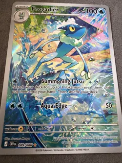 Chaos rising Frogadier Full Art Holo CRI 089/086 Stage 1 Water 100 HP MINT - Image 2