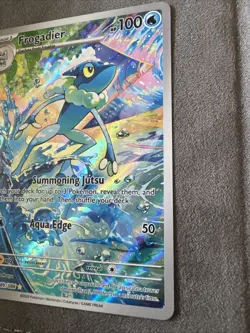 Chaos rising Frogadier Full Art Holo CRI 089/086 Stage 1 Water 100 HP MINT - Image 5