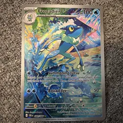 Chaos rising Frogadier Full Art Holo CRI 089/086 Stage 1 Water 100 HP - Image 1