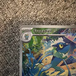 Chaos rising Frogadier Full Art Holo CRI 089/086 Stage 1 Water 100 HP - Image 4