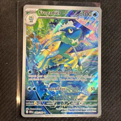 Chaos rising Frogadier Full Art Holo CRI 089/086 Stage 1 Water 100 HP - Image 1