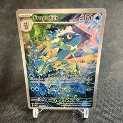 Chaos rising Frogadier Full Art Holo CRI 089/086 Stage 1 Water 100 HP - Image 3