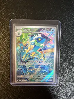 Chaos rising Frogadier Full Art Holo CRI 089/086 Stage 1 Water 100 HP - Image 1