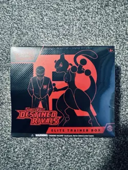 POKEMON TCG SCARLET & VIOLET DESTINED RIVALS ELITE TRAINER BOX ETB *SEALED* - Image 1