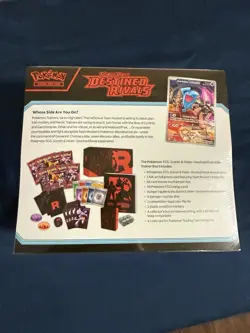 Pokemon TCG: Destined Rivals Elite Trainer Box ETB Factory Sealed - (Small Tear) - Image 4