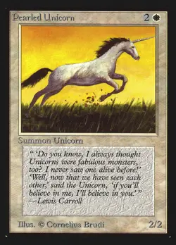 Pearled Unicorn Collectors Edition Int NM CARD ABUGames - Image 1