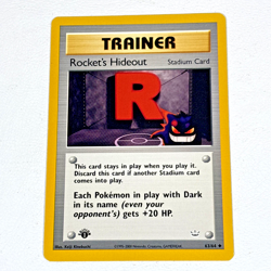 Pokemon TCG 1st Edition Rocket's Hideout 63/64 Neo Revelation WOTC VTG Gengar - Image 1