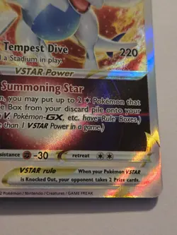Pokemon TCG Lugia Vstar 139/195 Silver Tempest Holo Rare VSTAR NM/M - Image 4