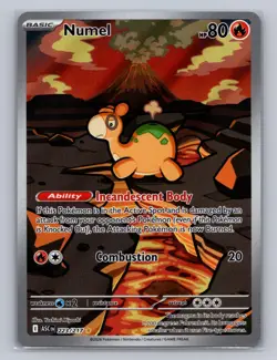 NUMEL 223/217 ILLUSTRATION RARE ASCENDED HEROES POKEMON Holo NM - Image 1