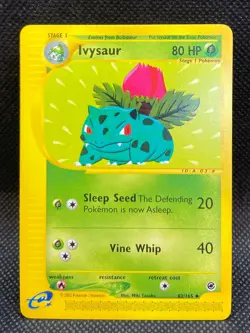 Ivysaur [NM] Expedition Base Set - 82/165 Pokemon Card [2002] - Image 1