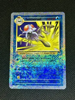 2002 Tentacruel LP- Reverse Holo Rare 66/110 Legendary Collection WOTC Clean* - Image 1