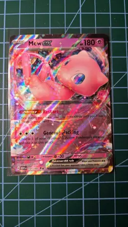 Mew ex 151/165 Scarlet & Violet 151 Double Rare Pokemon Card NM - Image 1
