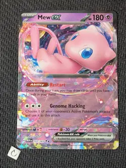 Mew ex 151/165 - Scarlet Violet 151 English Double Rare Holo Pokemon TCG NM - Image 1