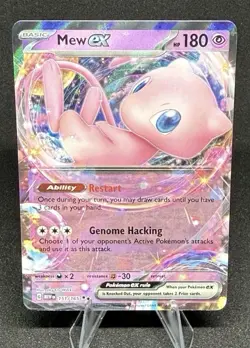 Mew ex - 151/165 - Double Rare - Scarlet & Violet 151 - Pokemon Card - NM/M - Image 1