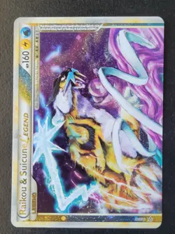 Pokemon Raikou & Suicune LEGEND (Top) 92/95 Unleashed Ultra Rare Holo 2010 - Image 1