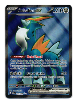 Pokemon TCG Cobalion ex Ultra Rare ME04: Chaos Rising 103/086 NM - Image 1