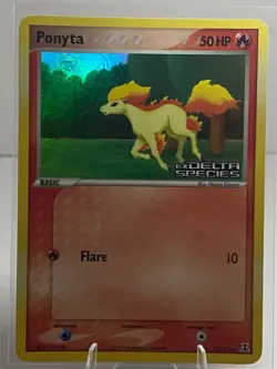Ponyta 78/113 Common Delta Species Lightly Played - Image 1