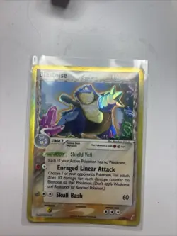 Pokemon TCG Delta Species Blastoise Holo Rare 2/100 Near Mint - Image 1