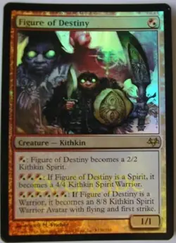 4 * Representation de la destinee PREMIUM / FOIL - Figure of destiny - Magic mtg - Image 1