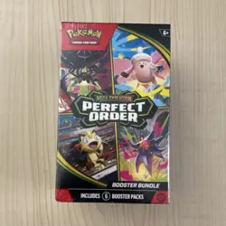 Pokemon TCG Mega Evolution—Perfect Order Booster Bundle 6 Packs English 2025 - Image 1