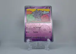 084/191 ESPURR | REVERSE HOLO | SURGING SPARKS POKEMON CARD - Image 1