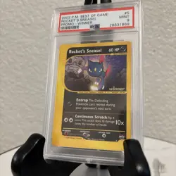 2003 Pokemon Best of Game Promo Winner #5 Rocket's Sneasel PSA 9 MINT - Image 1
